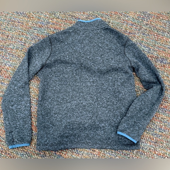 Old Navy Boys’ Gray and Blue Zippered Jacket - Picture 2 of 7